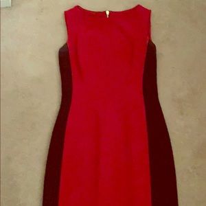 Cache color block dress